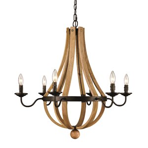 Dimitri 6-Light Candle-Style Chandelier