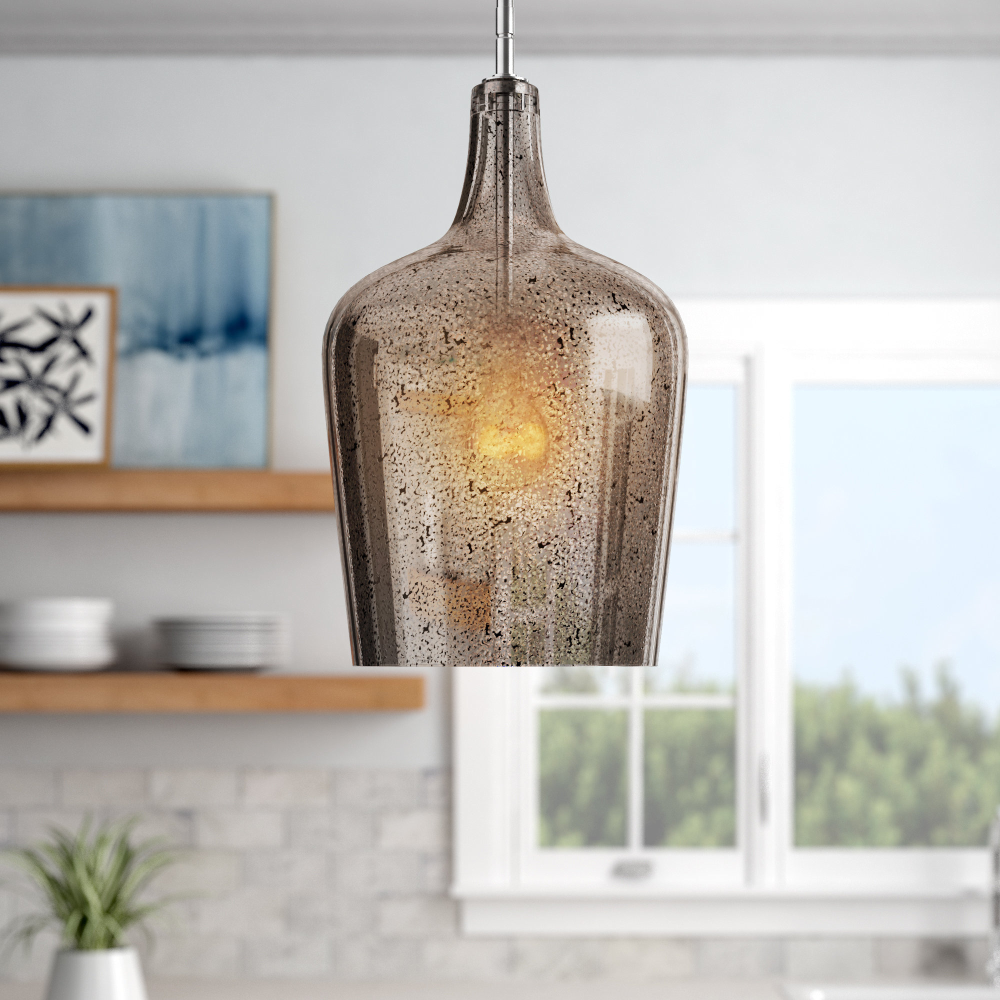 Joss Main Giacinta 1 Light Single Bell Pendant Reviews Wayfair