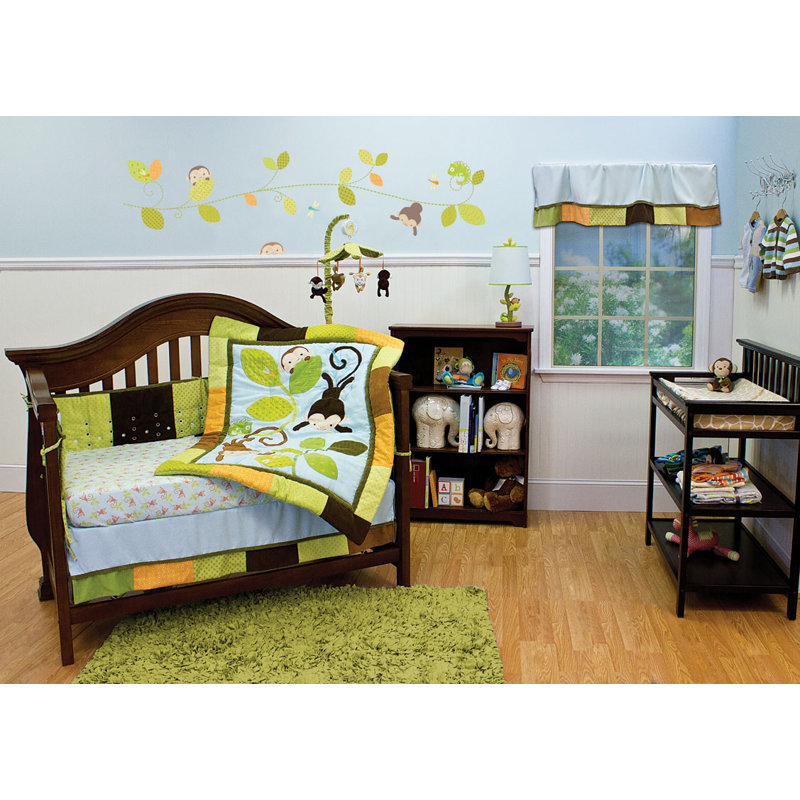 swinging crib bedding sets