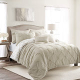 White Pintuck Comforter Wayfair