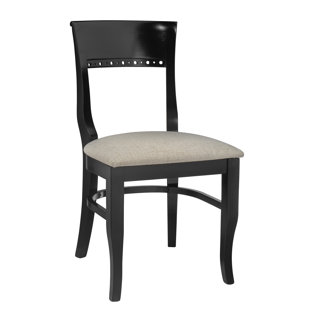 Tymon Genuine Leather Upholstered Dining Chair In Flax Linen (Set Of 2) by Darby Home Co Fresh