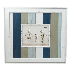 Striped Wood Planked Picture Frame