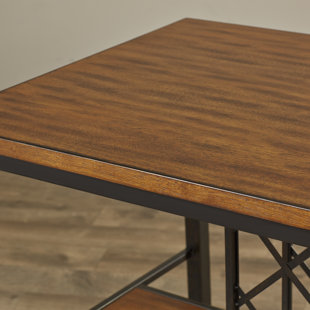 Pub Table With Wine Rack | Wayfair Pub Table With Wine Rack | Wayfair