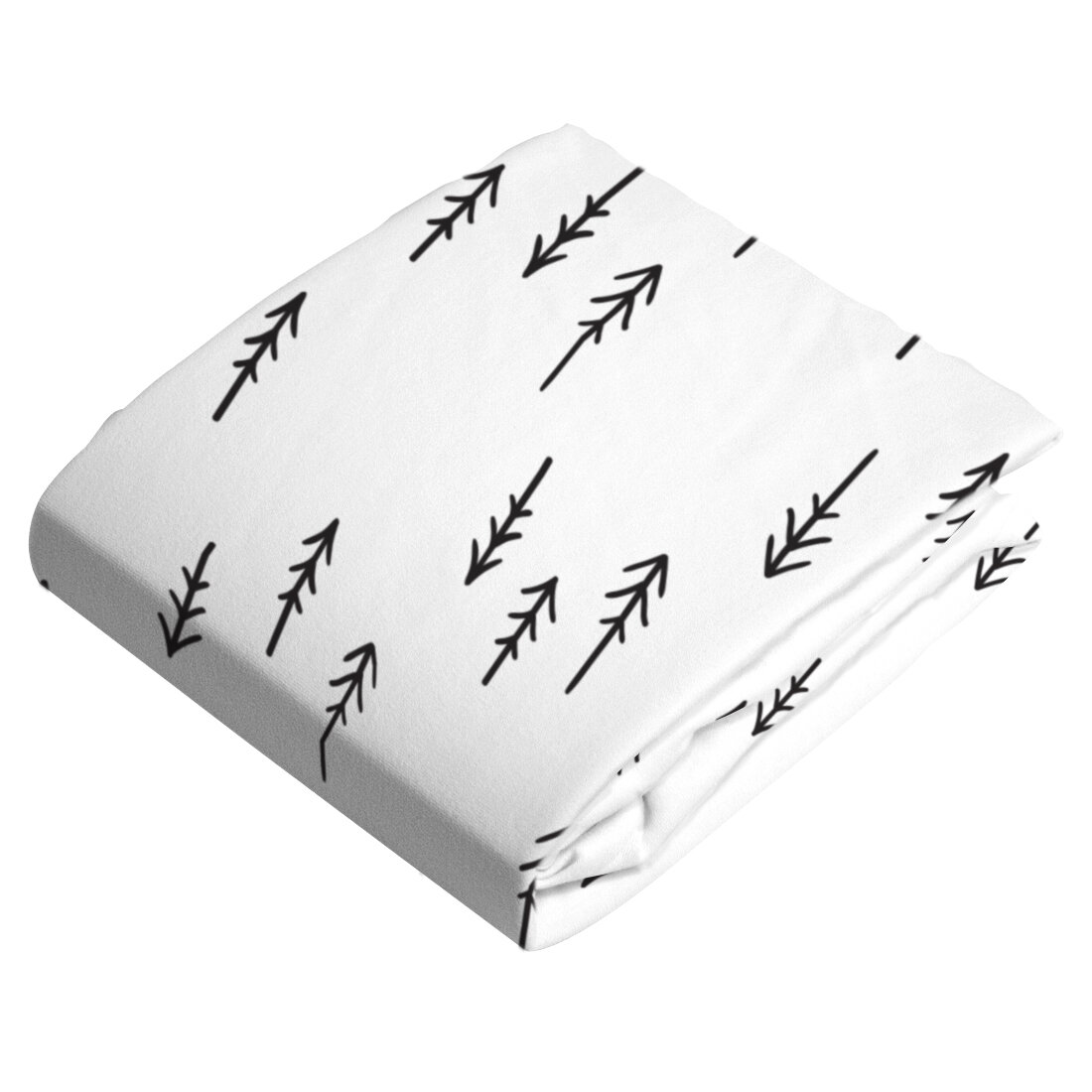 black fitted crib sheet