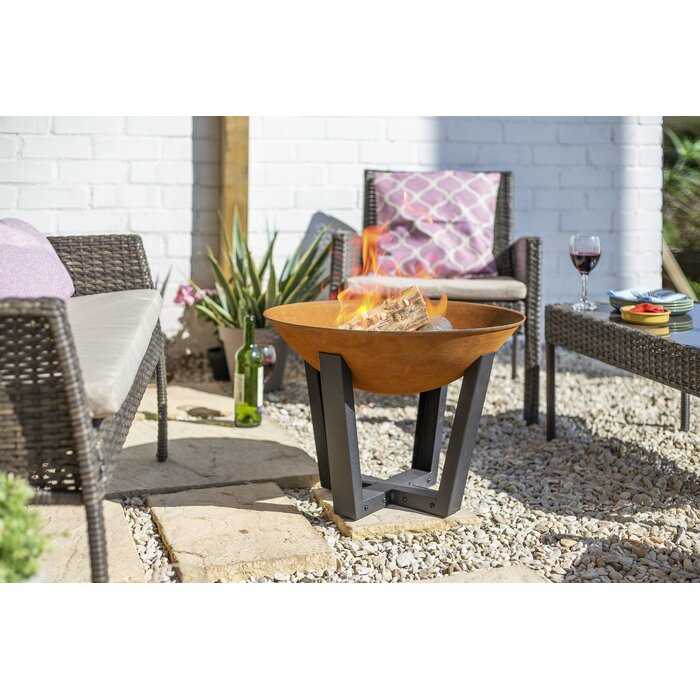 Sol 72 Outdoor Pablo Iron Wood Burning Fire Pit Wayfair Co Uk