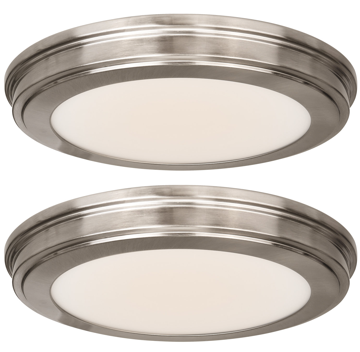 Ebern Designs Gaby 2 Light 14 Led Flush Mount Wayfair Ebern Designs Gaby 2 Light 14 Led