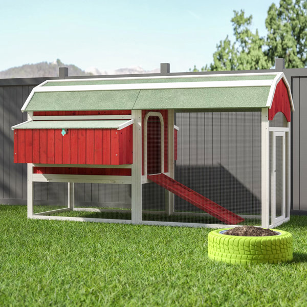 Red Barn Chicken Coop Wayfair
