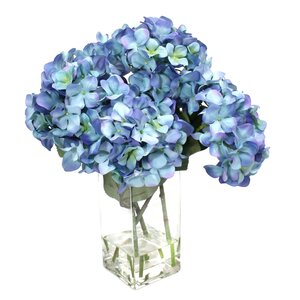 Hydrangeas in Glass