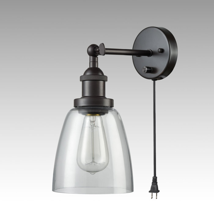 Longs Tides Aadvik 1 Light Plug In Armed Sconce Reviews Longs Tides Aadvik 1 Light Plug In