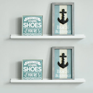 Photo Ledge Picture Display Floating Shelf (Set of 2)