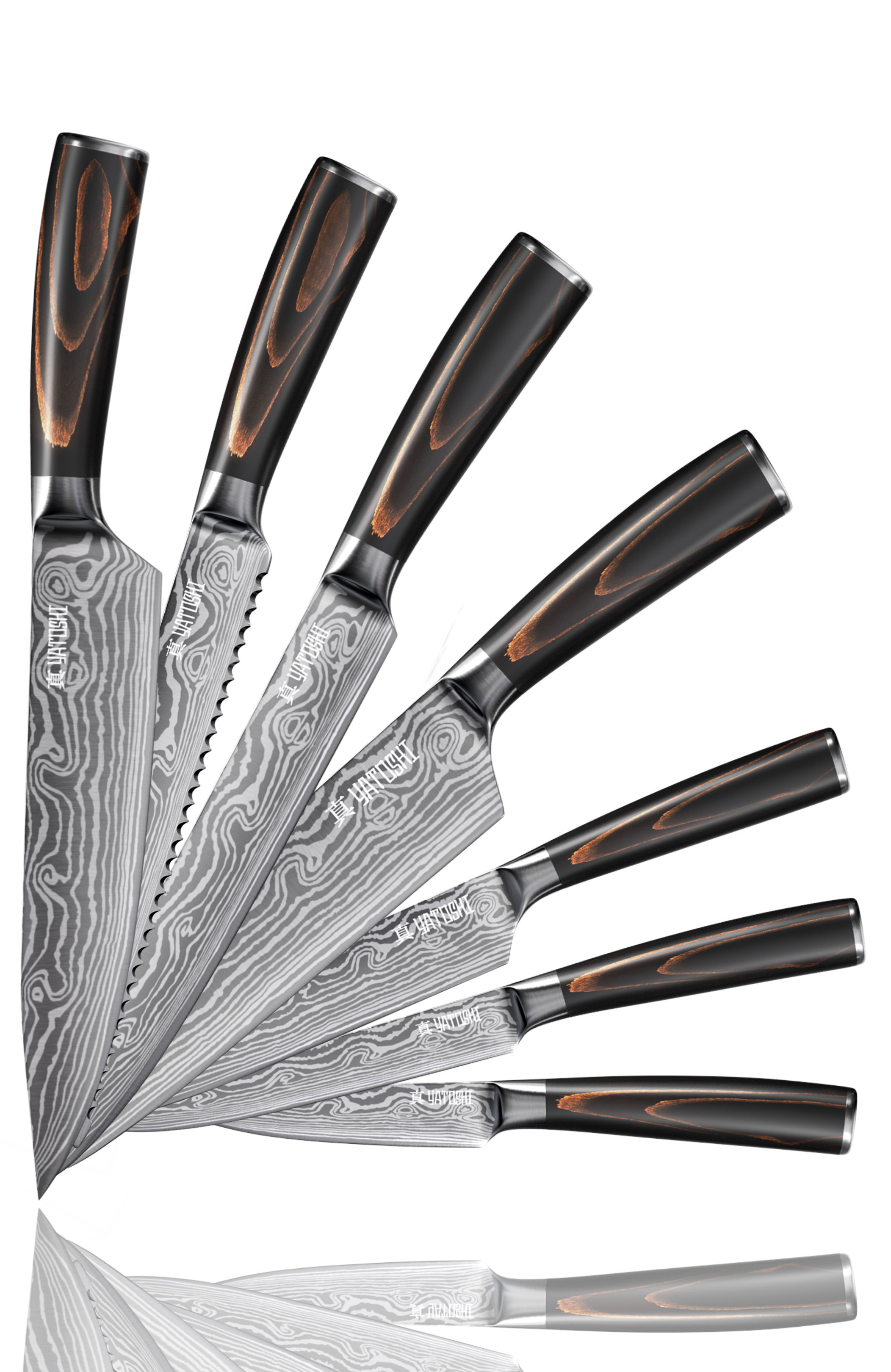 Yatoshi Knives Yatoshi Professional Assorted Knife Set & Reviews Wayfair