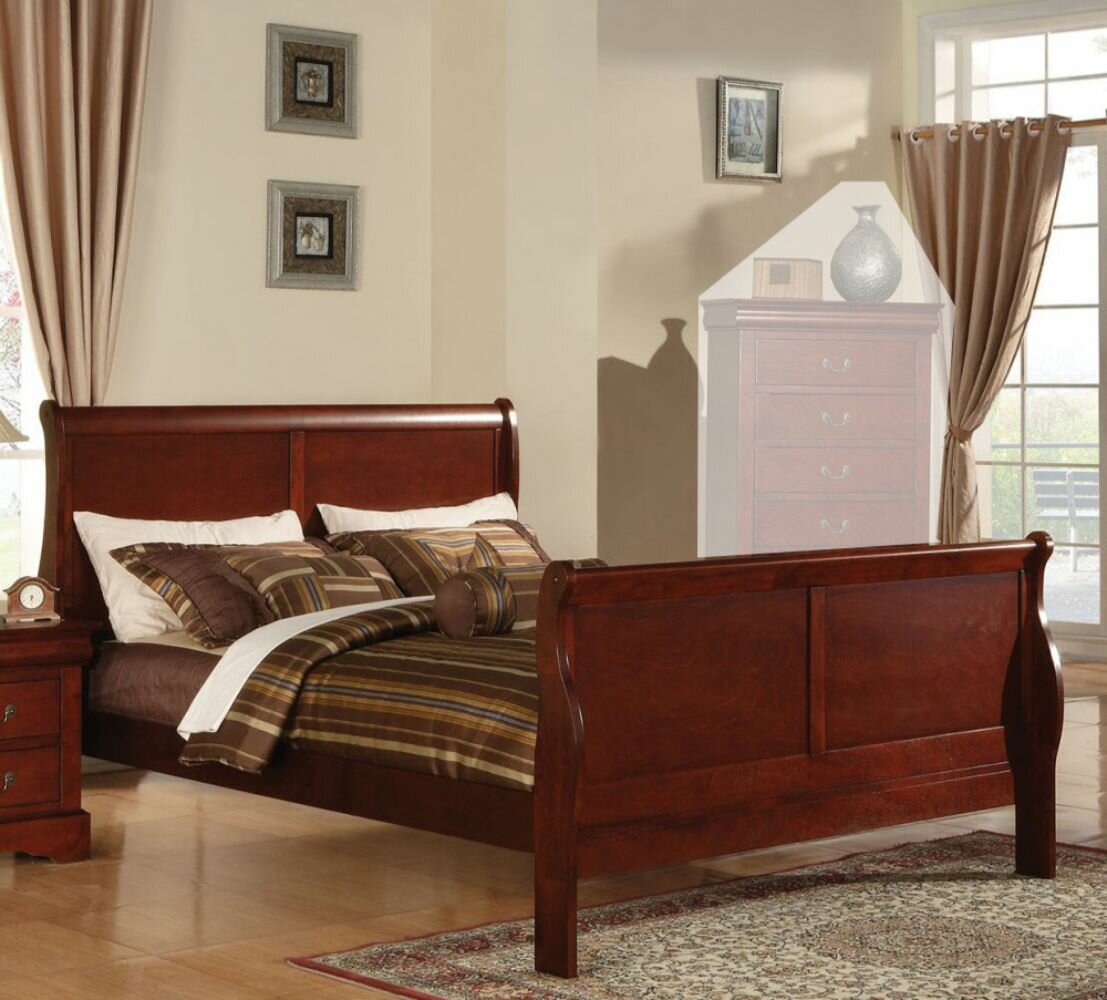 Redwood Queen Sleigh Bed