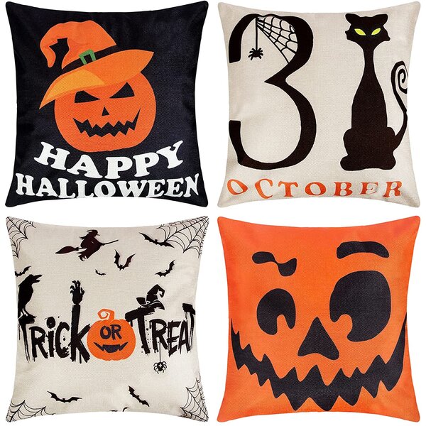 trick or treat cushion cover, Halloween cushion cover