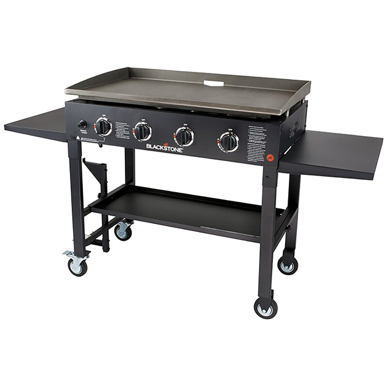blackstone 36 inch outdoor flat top gas grill griddle station