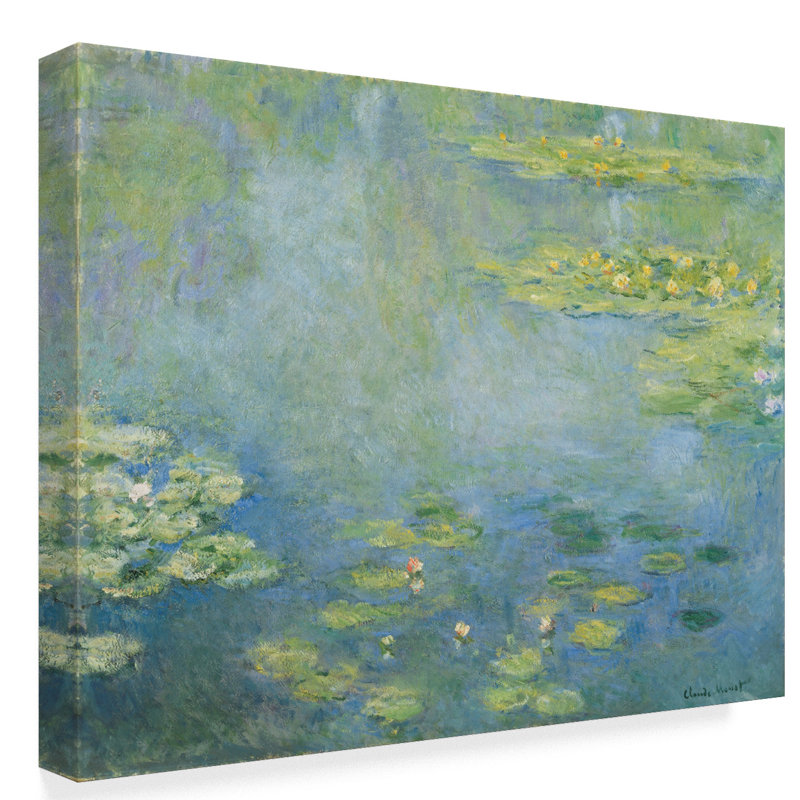Vault W Artwork Waterlilies By Claude Monet Oil Painting Print
