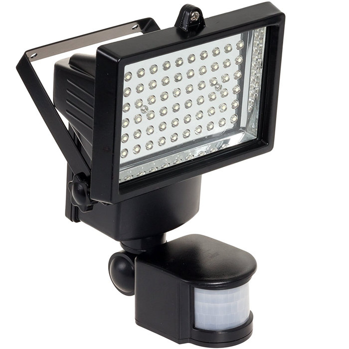 Led Solar Powered Battery Operated Outdoor Security Flood Light With Motion Sensor