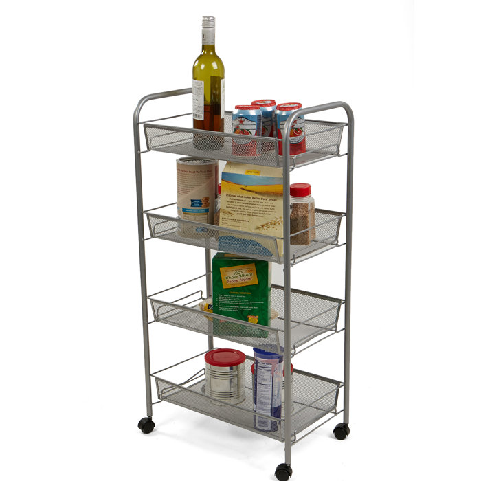 Mind Reader 4 Tier Mobile Office Utility Cart Reviews Wayfair Ca 4 Tier Mobile Office Utility Cart
