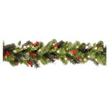 39 Best Photos Decorated Christmas Garlands With Lights : Amazon Com National Tree Company Pre Lit Artificial Christmas Garland Flocked With Mixed Decorations And Lights Crestwood Spruce 9 Ft Home Kitchen