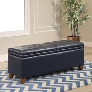 Farmington Leather Storage Bench