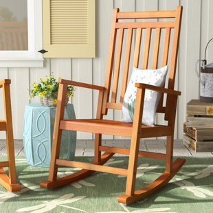 Go to store & view more images Titouan Hardwood Rocking Chair by August Grove