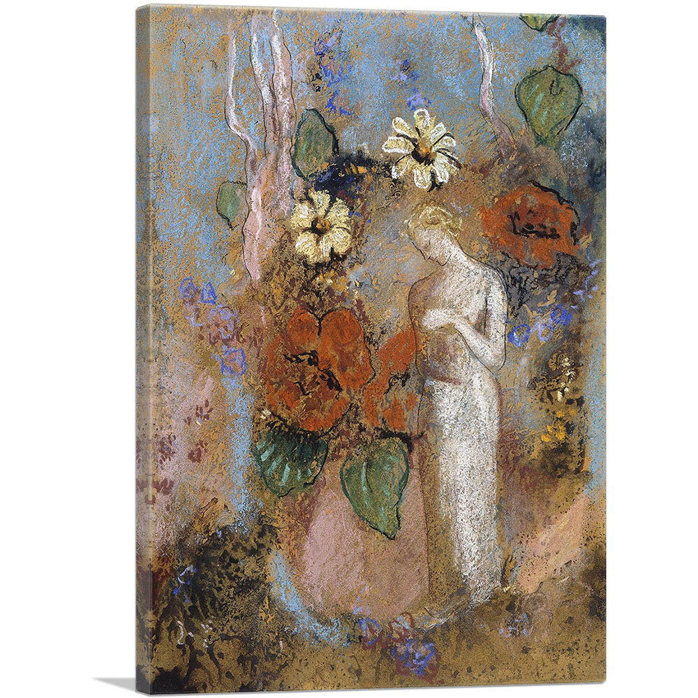 ARTCANVAS Pandora Square by Odilon Redon - Wrapped Canvas Painting ...