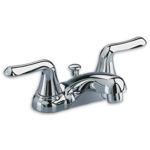 Colony Soft Two Handle Centerset Bathroom Faucet with Pop-Up Drain