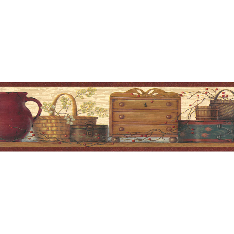 August Grove Dolcie Country Jug Chest Baskets 15 L X 7 W