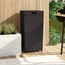 Wicker Rattan Kitchen Trash Cans Recycling You Ll Love In 2021 Wayfair