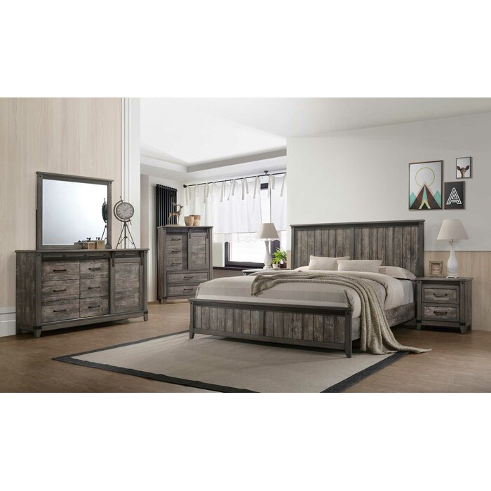 Forest Hill 2 Tone Panel Bed