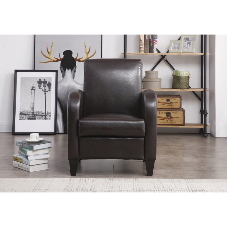 leather accent chair wayfair