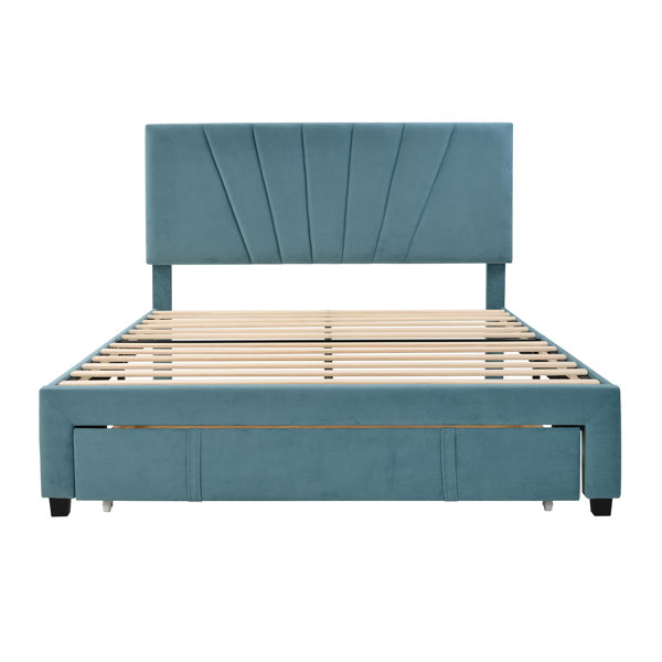 sturdy queen size beds wayfair