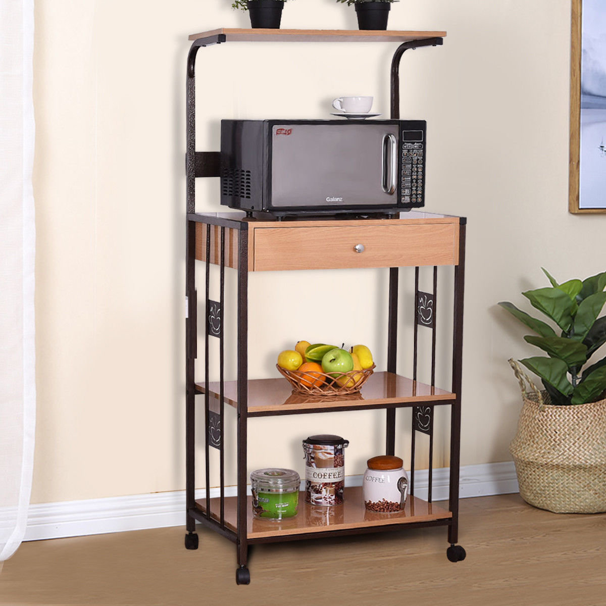 Red Barrel Studio Kester Standard Microwave Stand Reviews Wayfair Kester Standard Microwave Stand