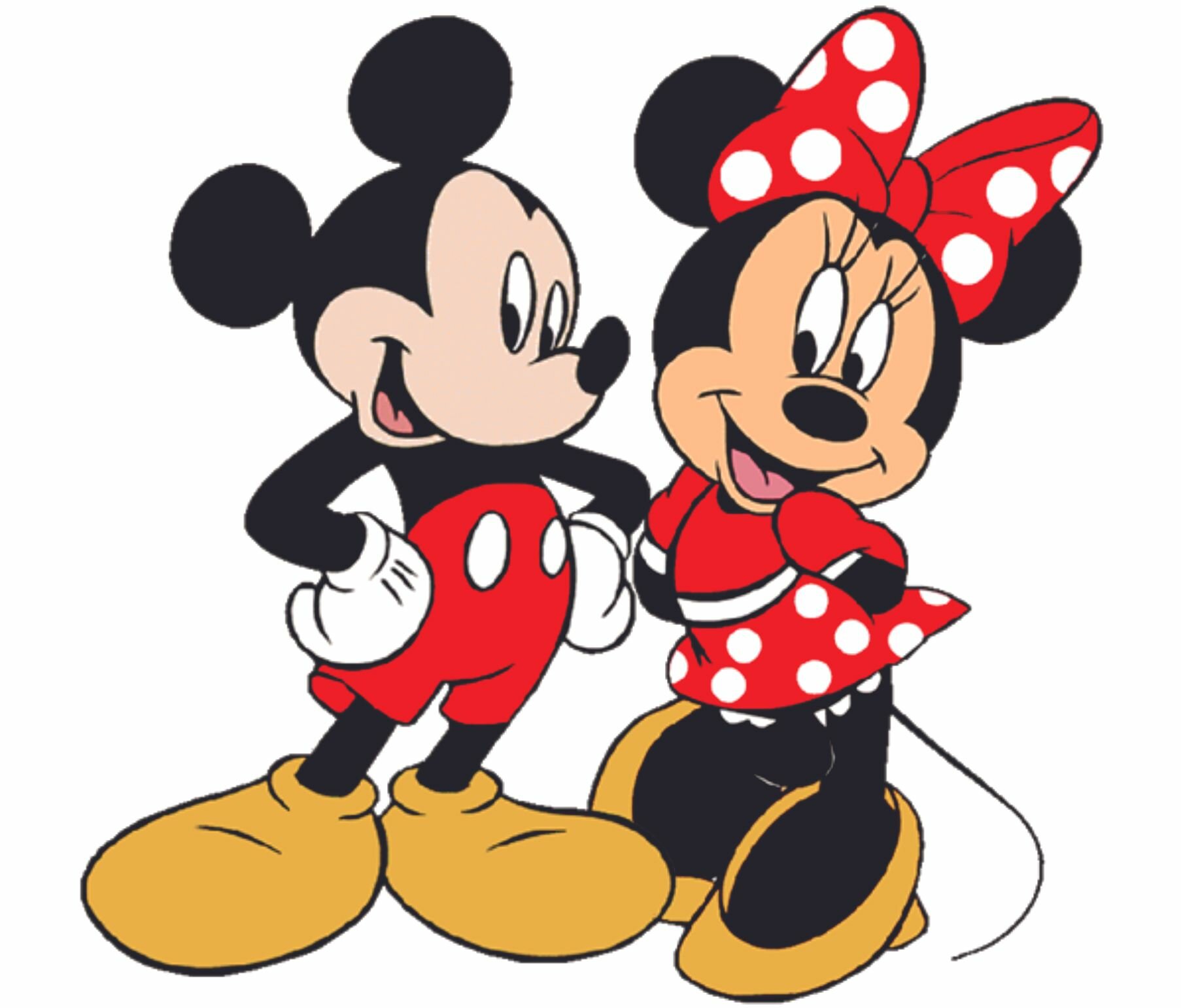 Design With Vinyl Minnie Mickey Mouse Polka Cartoon Customized Wall Decal Wayfair