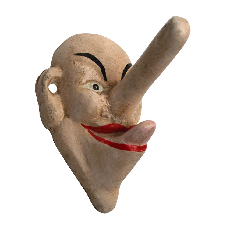 Design Toscano Liar Liar Big Nose Hook Reviews Wayfair