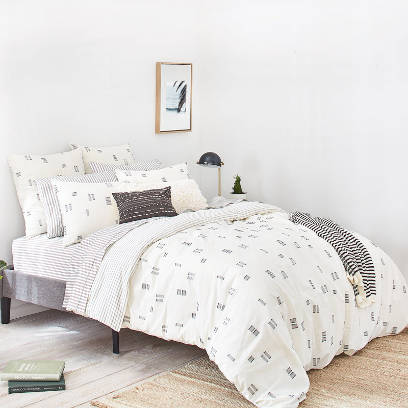 Splendid Home Crosshatch Jacquard Down Alternative Comforter Set