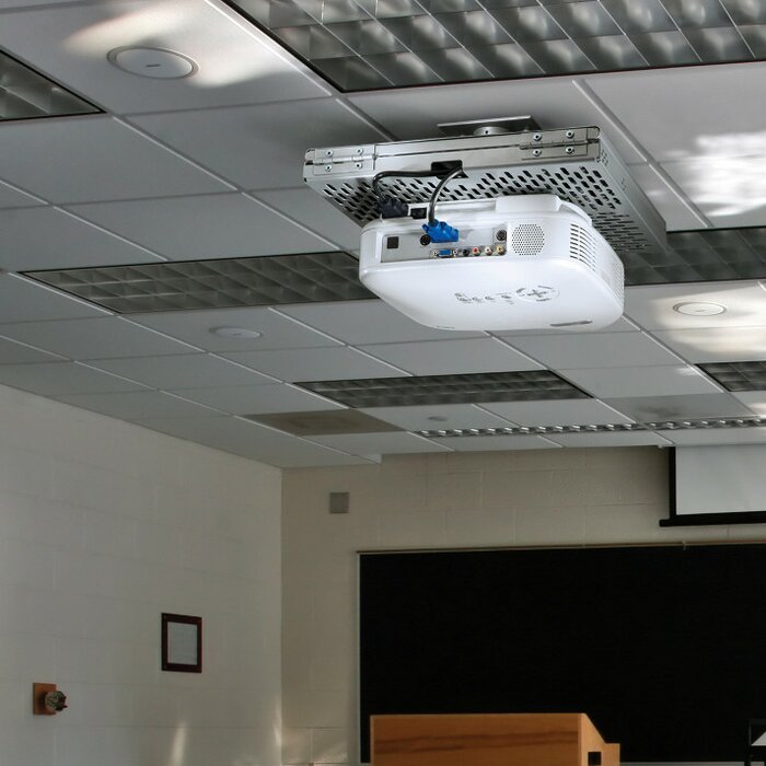 Universal Tray Style Projector Security Ceiling Mount