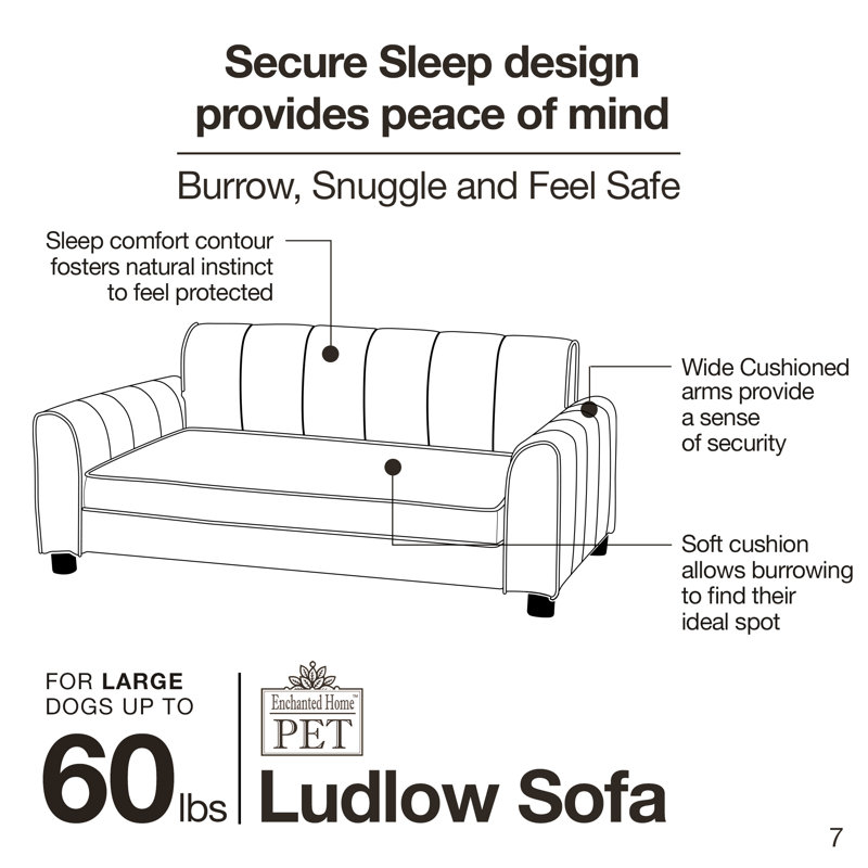 Tucker Murphy Pet Baptiste Dog Sofa Reviews Wayfair