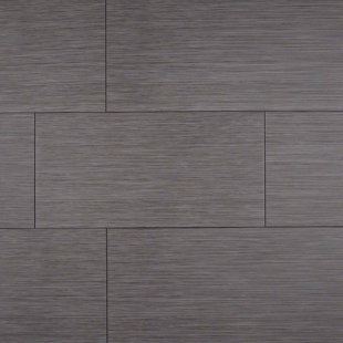 Modern Outdoor Tile Allmodern Focus Graphite 12 X 24 Porcelain Stone Look Field Tile In Gray