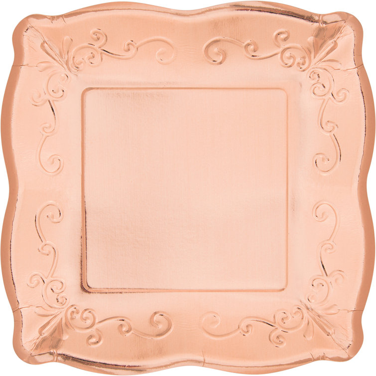 square paper plates