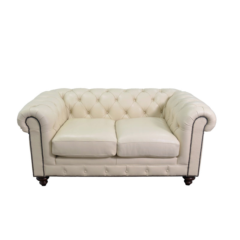 Westland And Birch Newbury Genuine Leather Chesterfield 74 Rolled Newbury Genuine Leather Chesterfield