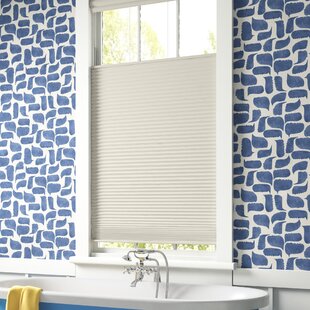 Knitted Pattern-Colour White Opaque Light Blind Klemmfix without drilling 