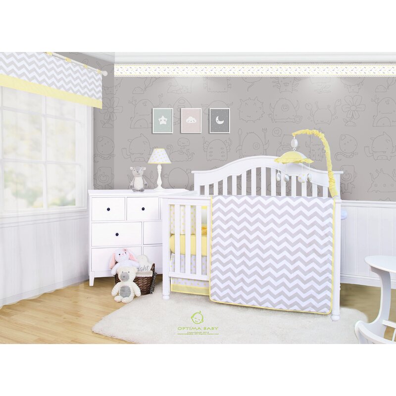 Harriet Bee Alberts Unisex 5 Piece Crib Bedding Set Wayfair