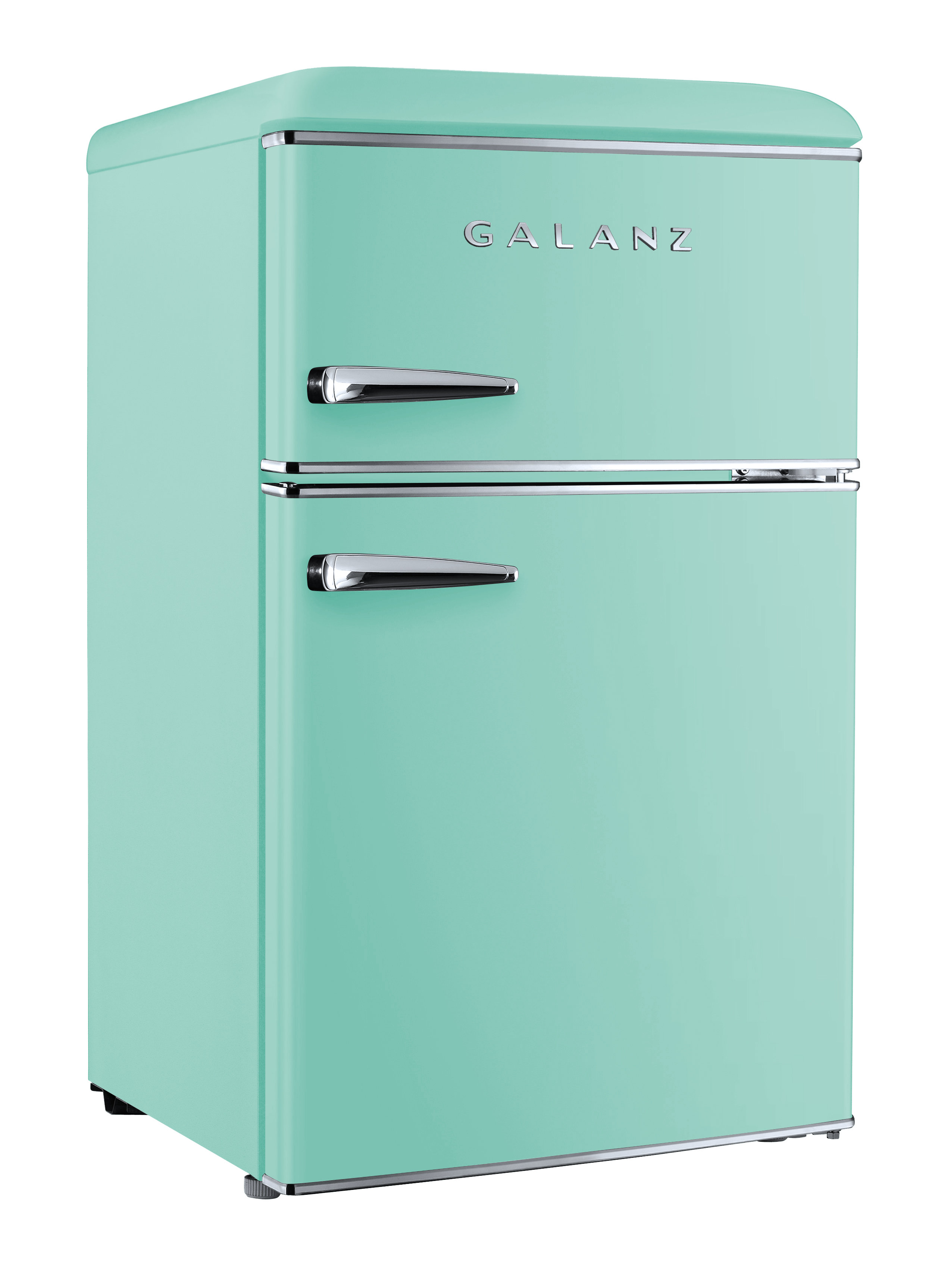 Galanz Retro 3 1 Cubic Feet Cu Ft Freestanding Mini Fridge With Freezer Reviews Wayfair
