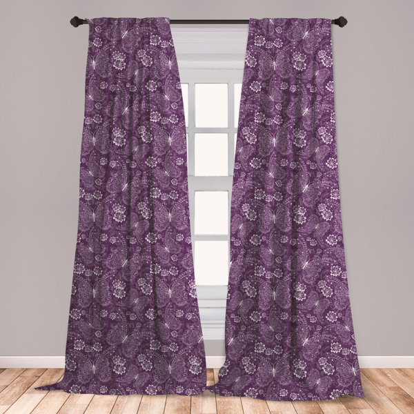 Dark Plum Curtains Wayfair