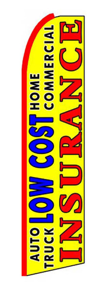 Neoplex Low Cost Insurance Polyester 138 X 38 In Feather Banner Wayfair