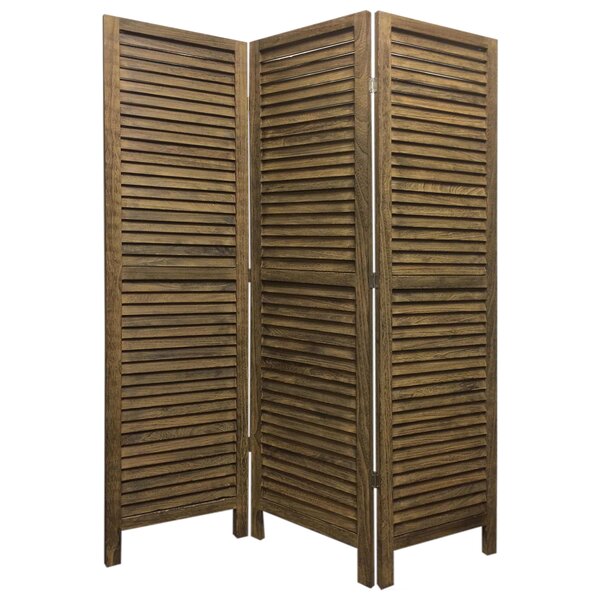 Screen Gems Shutter 3 Panel Room Divider & Reviews | Wayfair