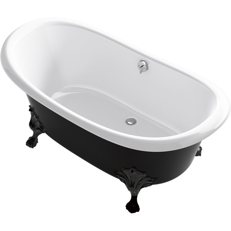 Kohler Artifacts 66 X 33 Freestanding Bath With Iron Black Exterior Wayfair A wide variety of kohler bathtubs options are available to you, such as drain location, installation type. artifacts 66 x 33 freestanding bath with iron black exterior