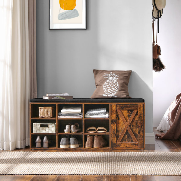 Barn Door Storage Bench Wayfair Ca