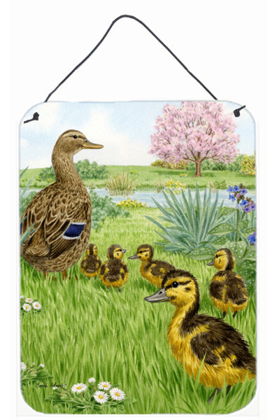 Caroline S Treasures Female Mallard Duck Ducklings By Sarah