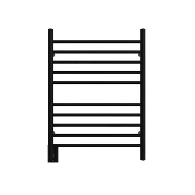 Left Electrical Radiant Straight Towel Warmer Hybrid Plugin/Hardwired